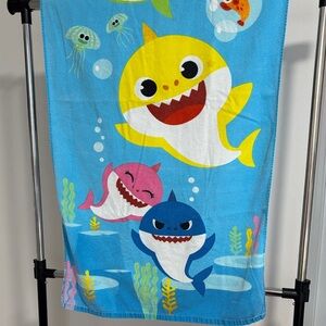 Colorful Shark Print Towel